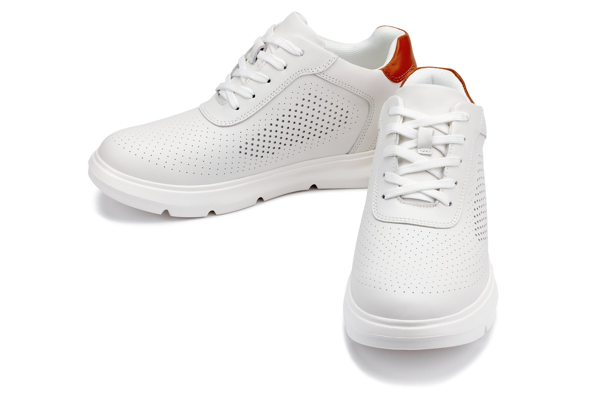 Men's White Lightweight Casual Walkers J1581