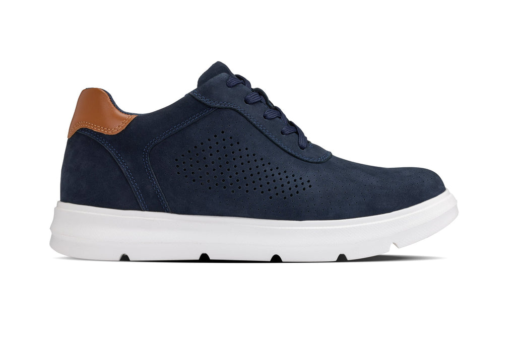 CALTO - J1582  - 2.6 Inches Taller (Navy) - Lightweight Casual Walkers