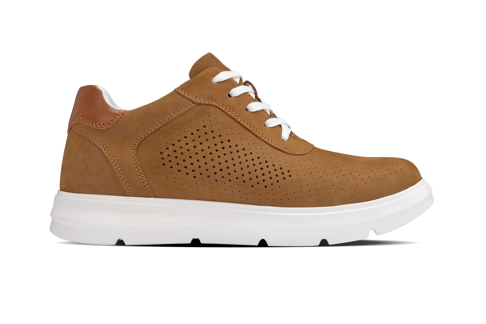 CALTO - J1583  - 2.6 Inches Taller (Brown) - Lightweight Casual Walkers