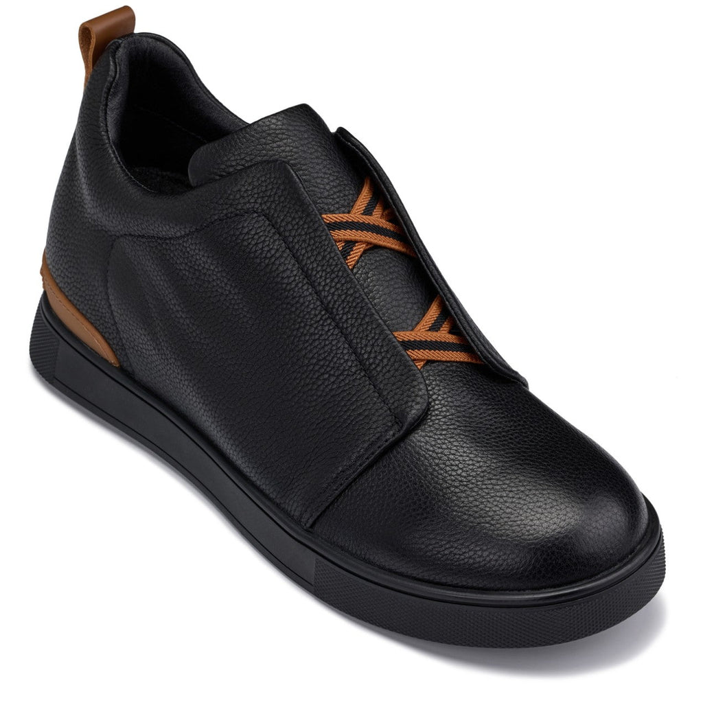 Men's Black Slip-On Snoafers J1931