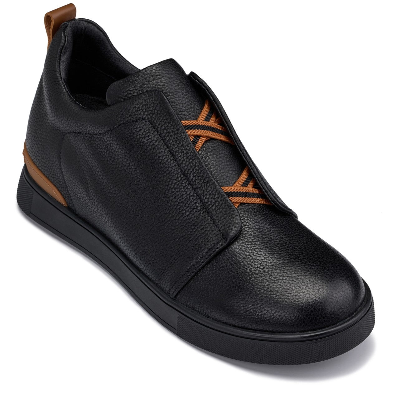 Men's Black Slip-On Snoafers J1931