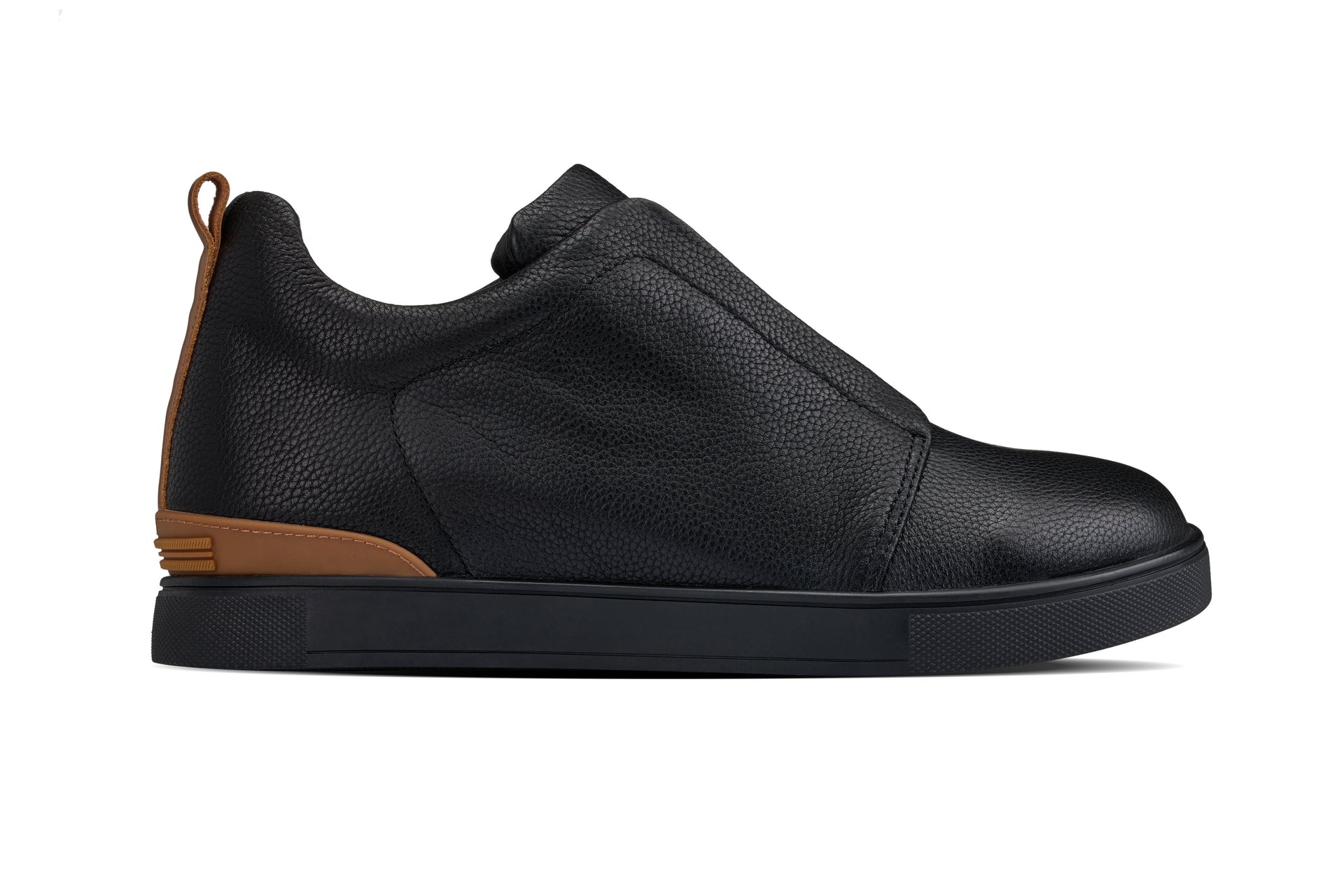 Men's Black Slip-On Snoafers J1931