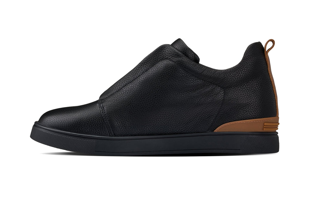 Men's Black Slip-On Snoafers J1931