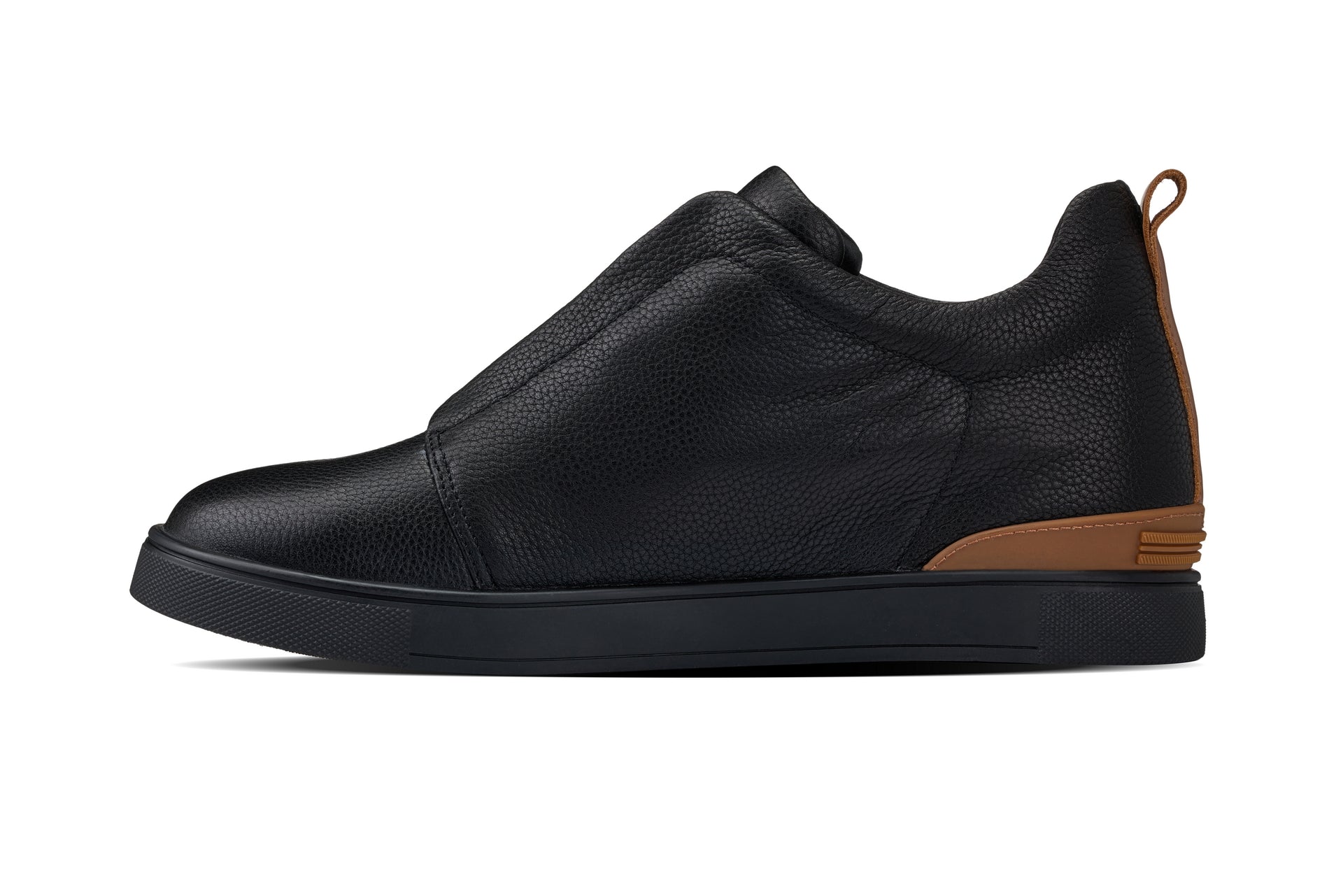 Men's Black Slip-On Snoafers J1931