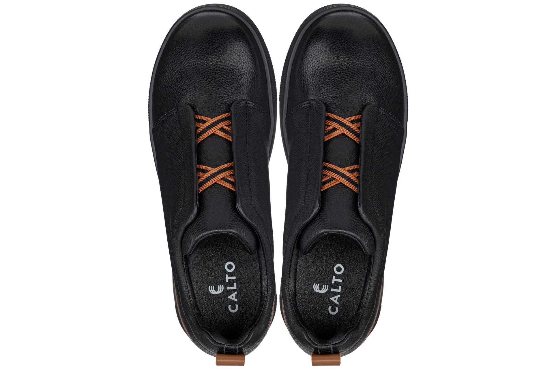 Men's Black Slip-On Snoafers J1931