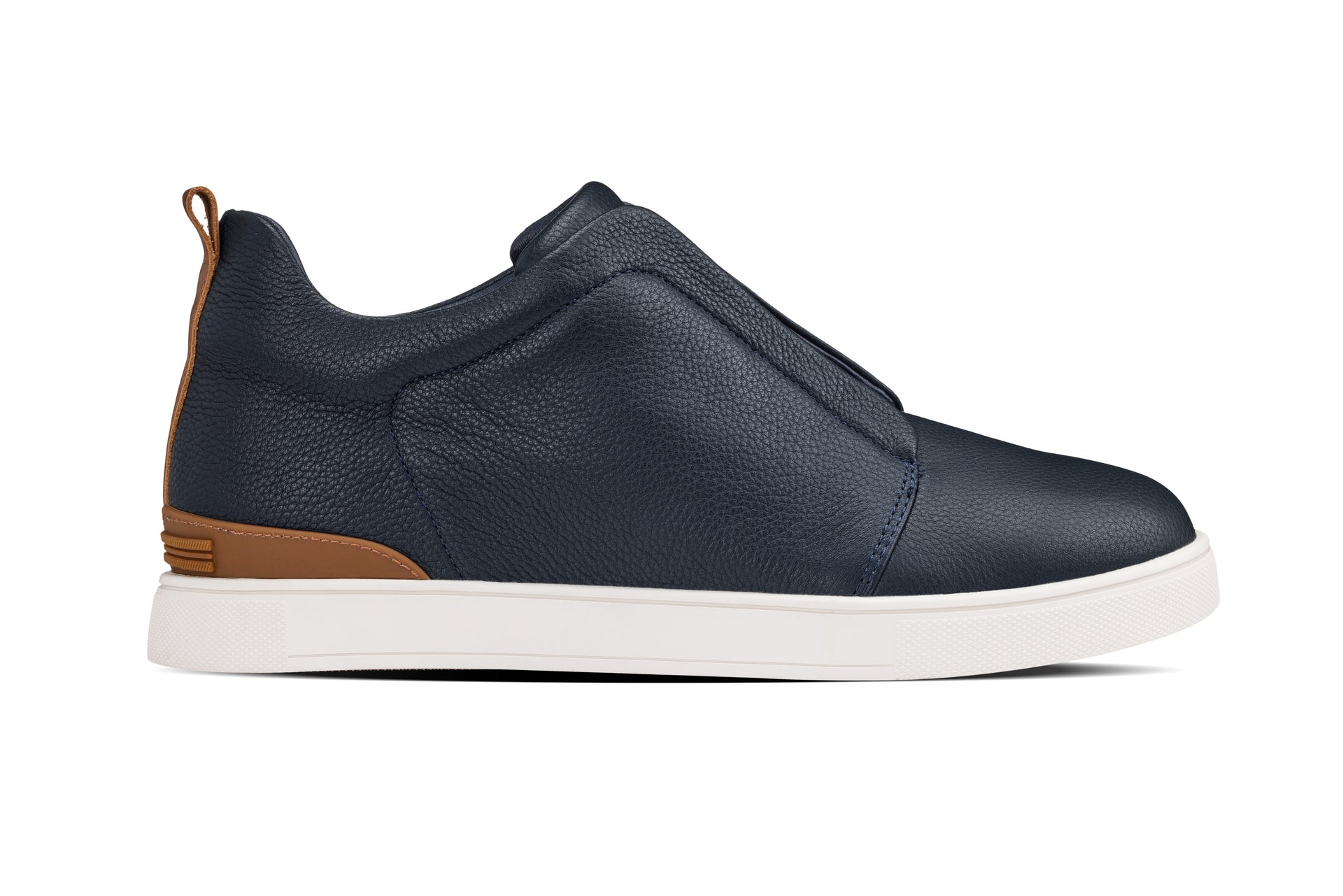 Men's Navy Slip-On Snoafers J1934