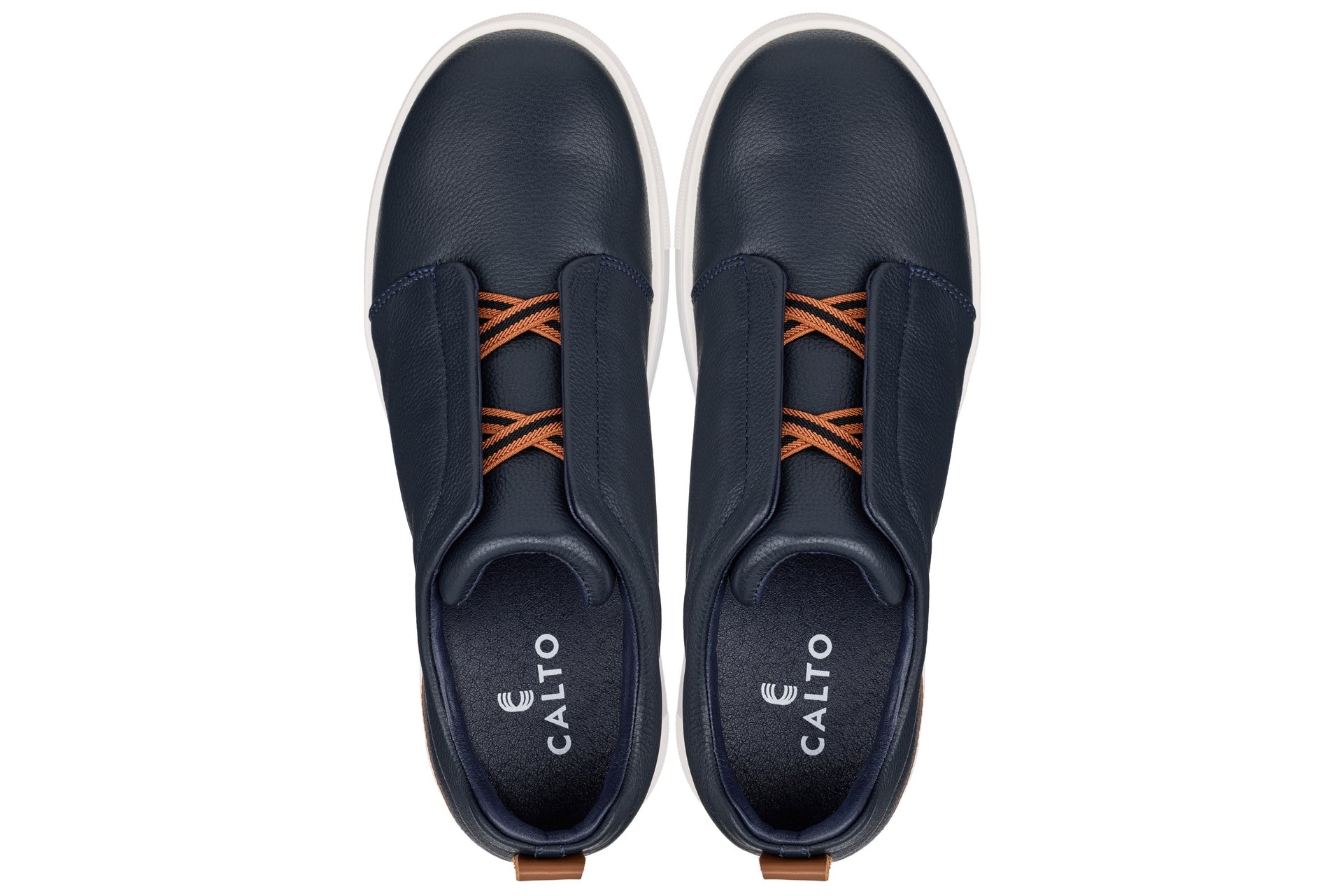Men's Navy Slip-On Snoafers J1934