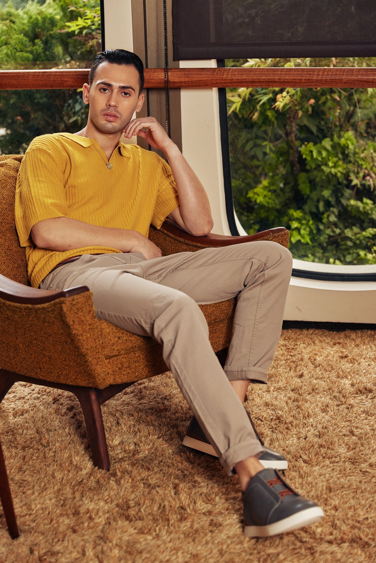 Men's Grey Slip-On Snoafers J1935