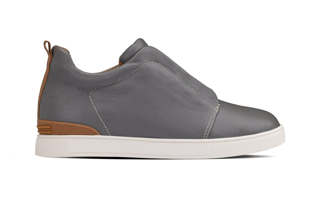 Men's Grey Slip-On Snoafers J1935