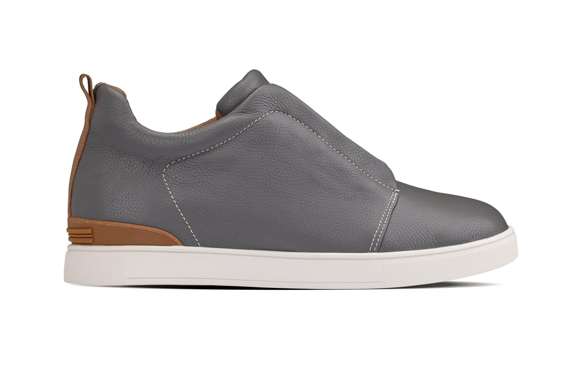 Men's Grey Slip-On Snoafers J1935