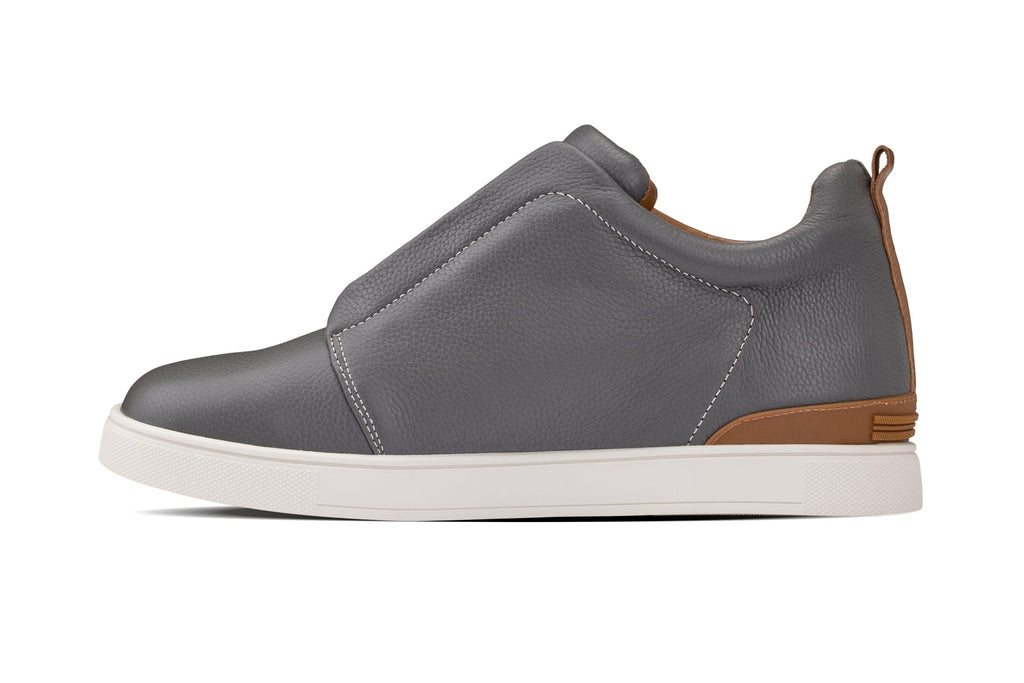 Men's Grey Slip-On Snoafers J1935