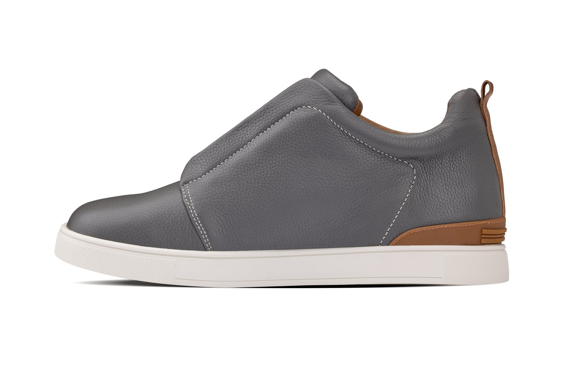 Men's Grey Slip-On Snoafers J1935