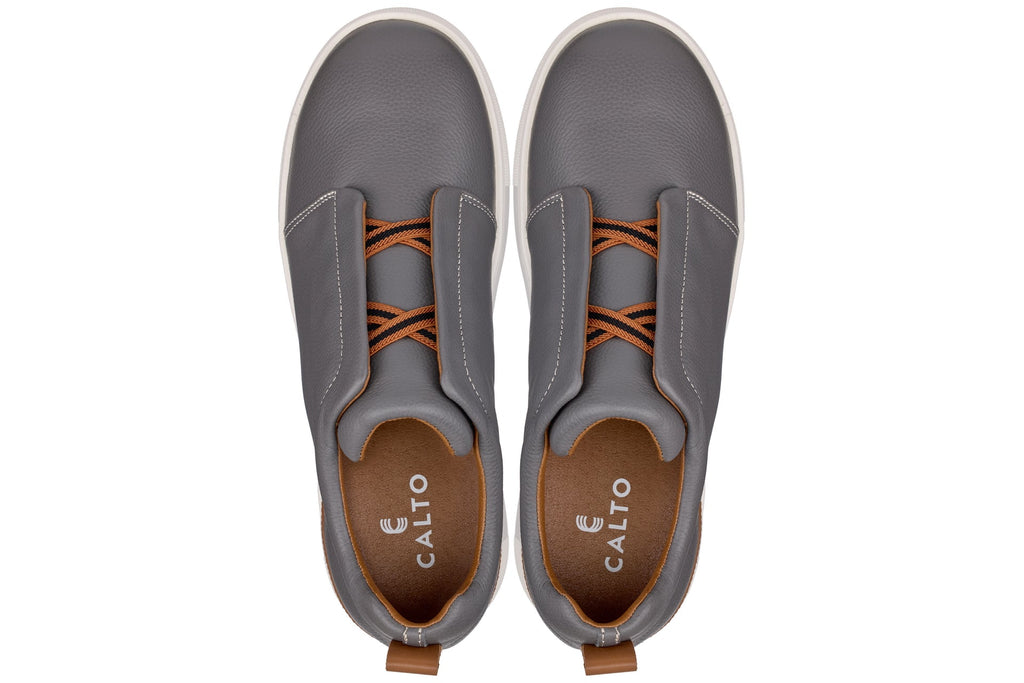 Men's Grey Slip-On Snoafers J1935
