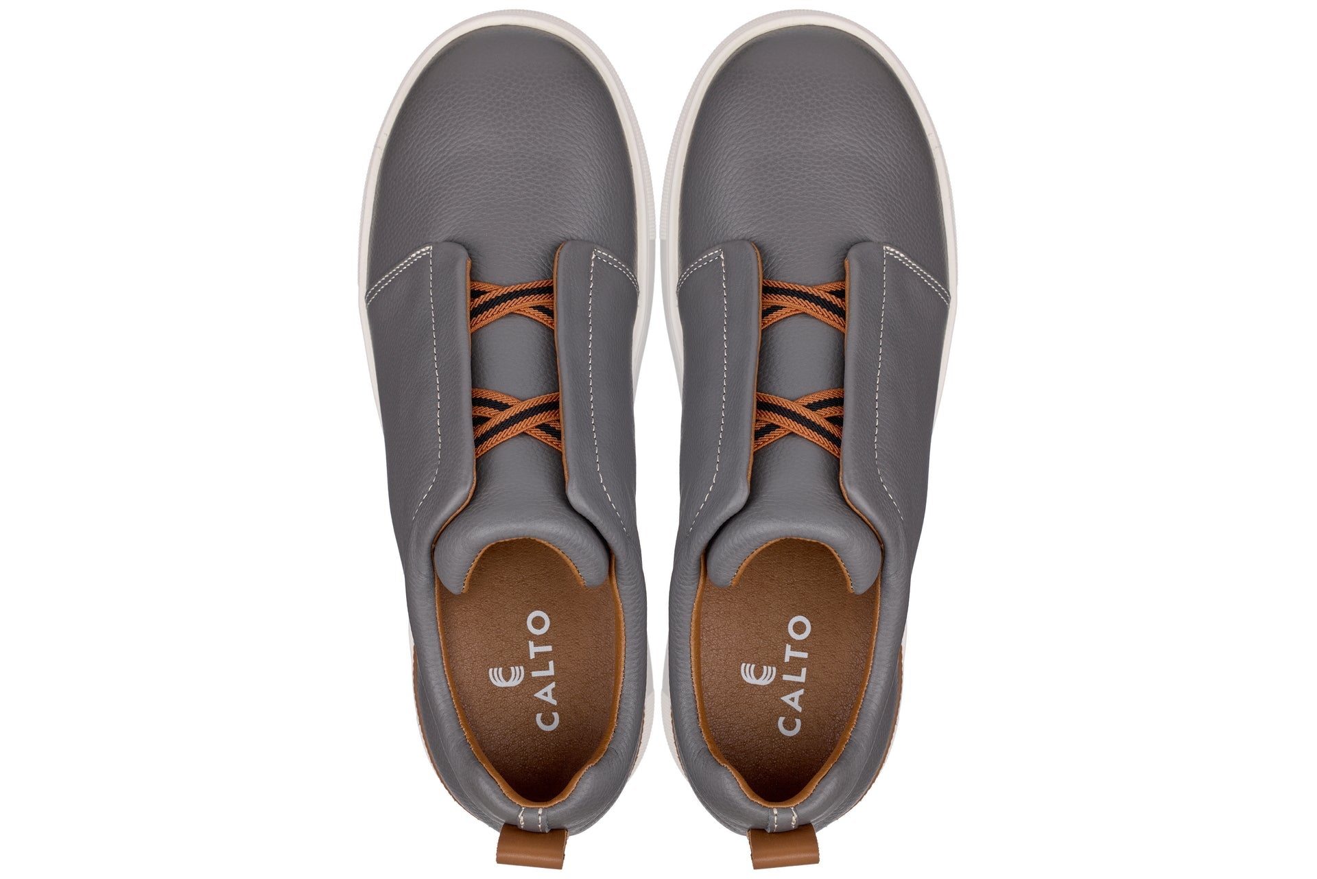 Men's Grey Slip-On Snoafers J1935