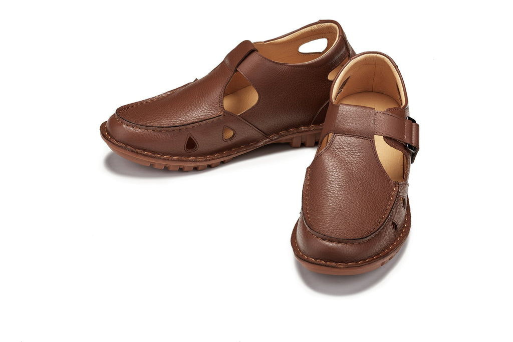 CALTO - K0753 - 2.8 Inches Taller (Camel Brown) - Lightweight Casual Fisherman Sandal