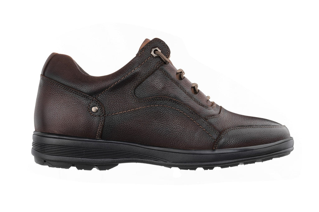 Men's Dark Brown Lace Up Casual Walker Lightweight K3045