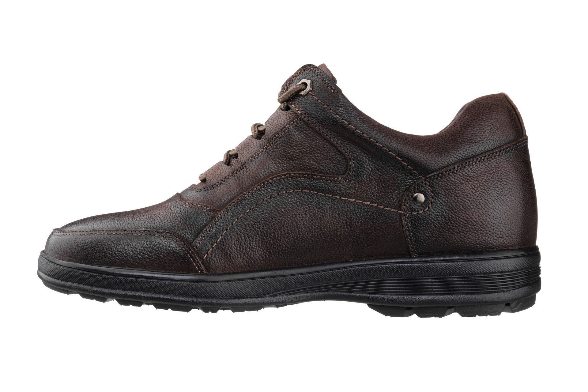 Men's Dark Brown Lace Up Casual Walker Lightweight K3045
