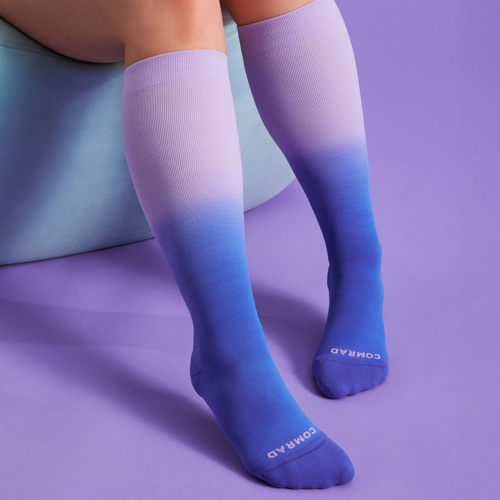 Women's Knee-High Compression Socks – Ombre