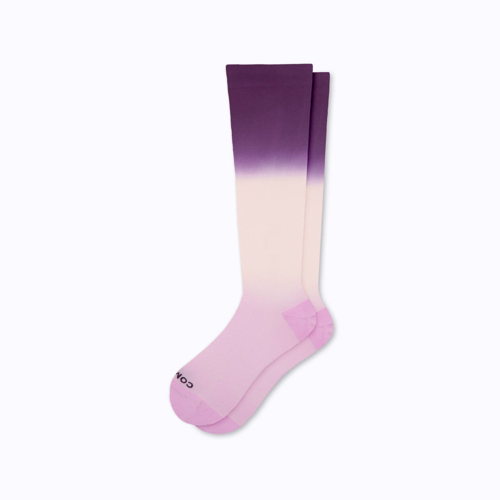 Women's Knee-High Compression Socks – Double-Dip Ombre