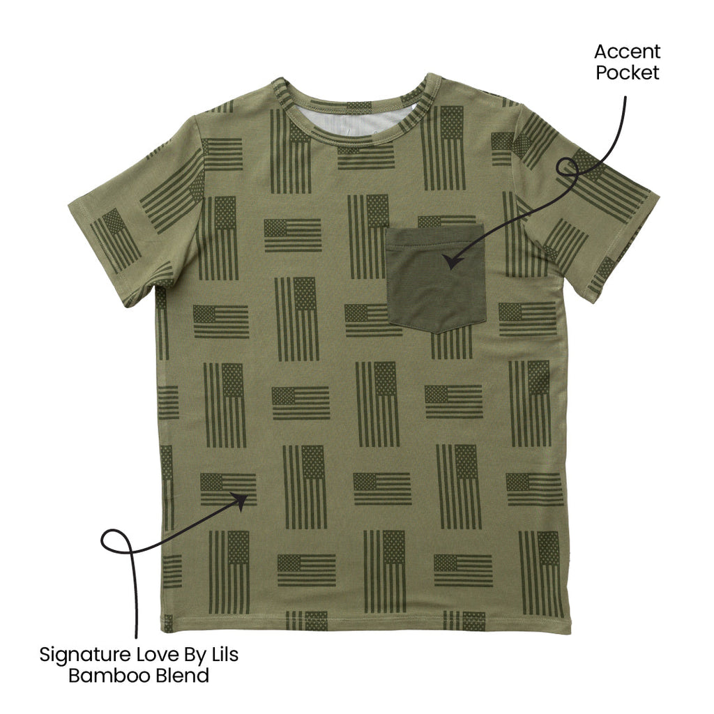 Kolton Bamboo Short Sleeve Pocket Tee