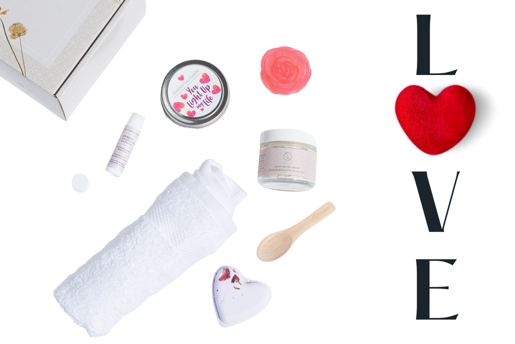 Cute LOVE Special Gift Box, Natural Skincare Gift Box, Mom, BFF, Sister