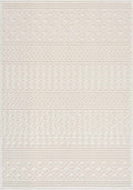Drago White Washable Area Rug