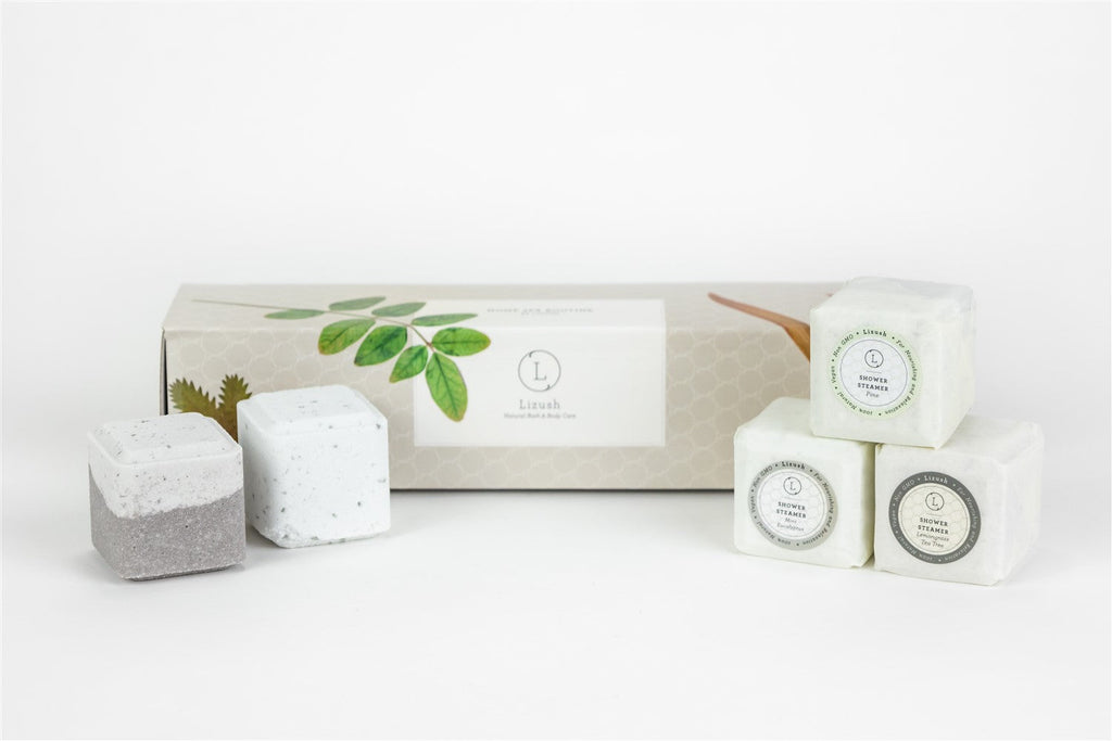 Earthy Shower Steamers Gift Set (5-Pack)