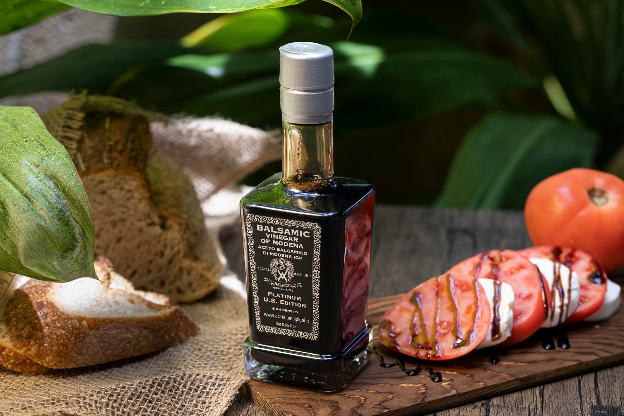 Acetaia Malpighi Platinum Balsamic Vinegar of Modena — IGP Certified, Aged 25-30 Years, High Density