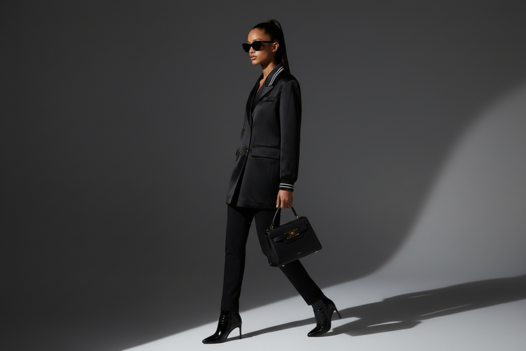 Satin Tunic Blazer - Midtown