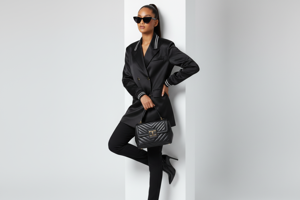 Satin Tunic Blazer - Midtown