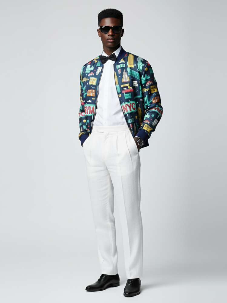 Men's Bomber Jacket - Wall Street Limited Edition