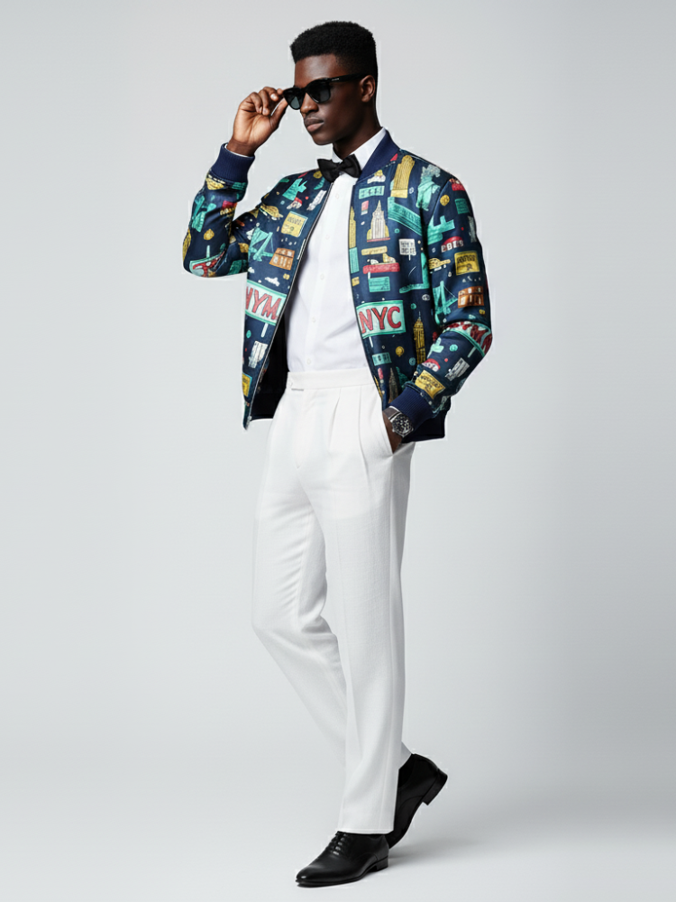 Men's Bomber Jacket - Wall Street Limited Edition