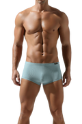 Men’s Cotton Boxer Briefs – Solid Color, Minimalist Style