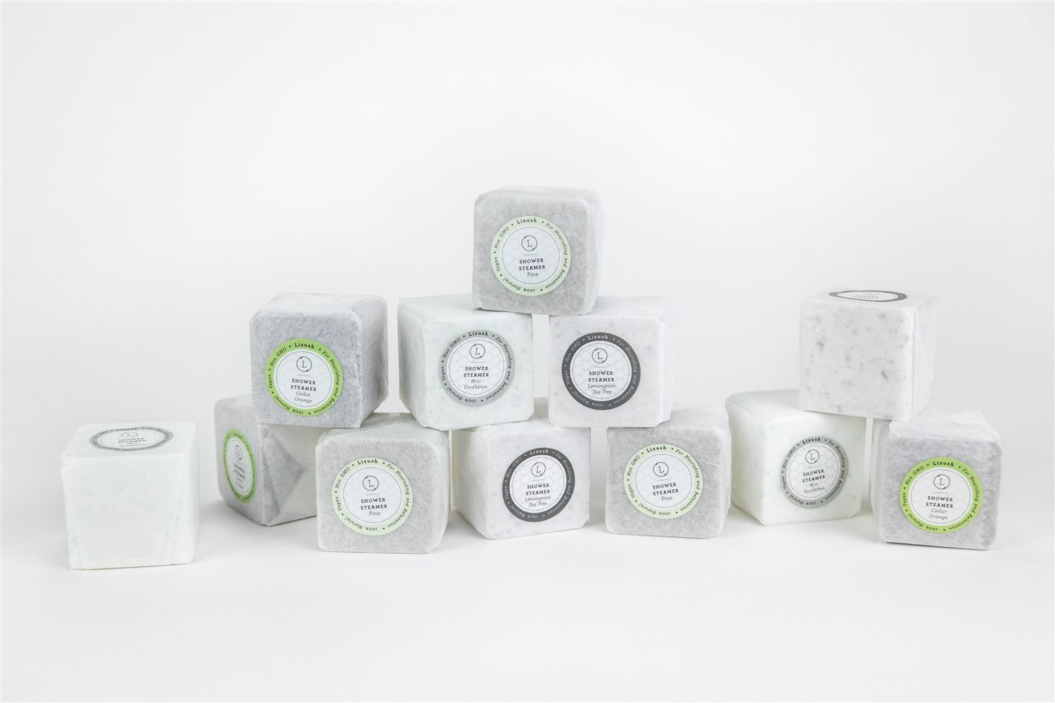 Earthy Shower Steamers Gift Box (12-Pack)