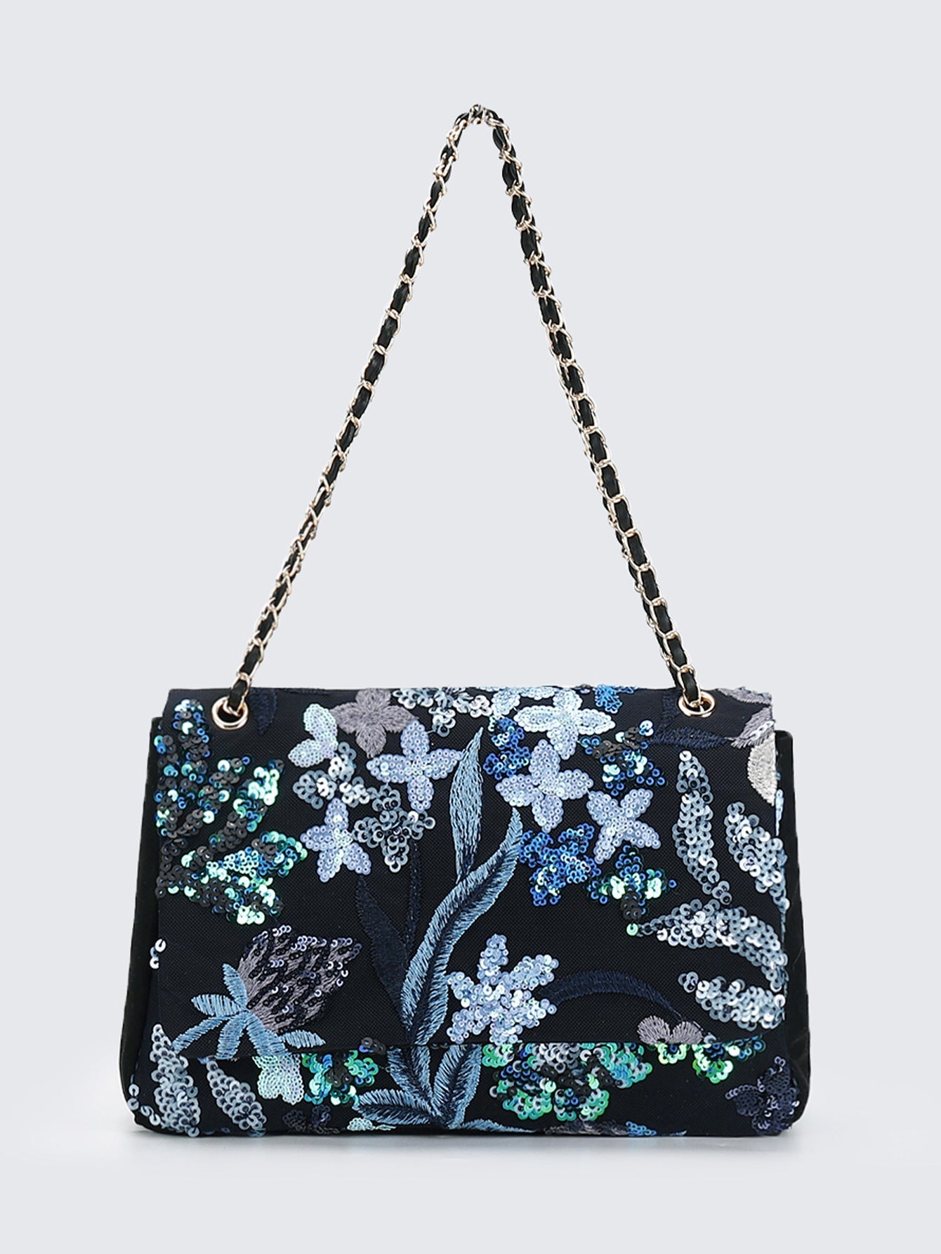 New Embroidered Sequin Summer Woven Straw Bag