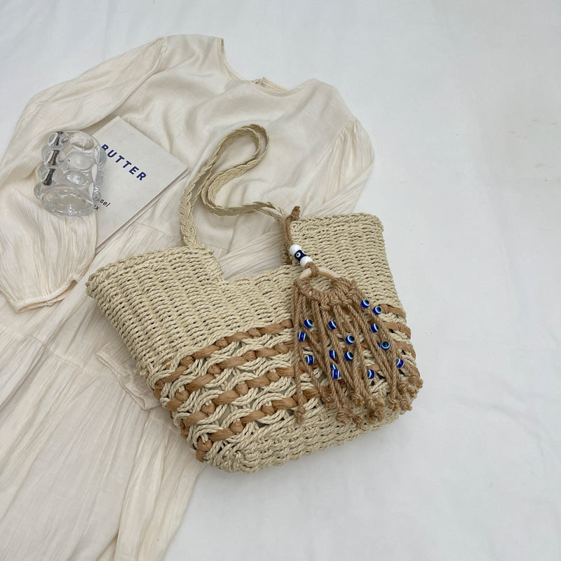 Straw Large Capacity Summer Tote Bags