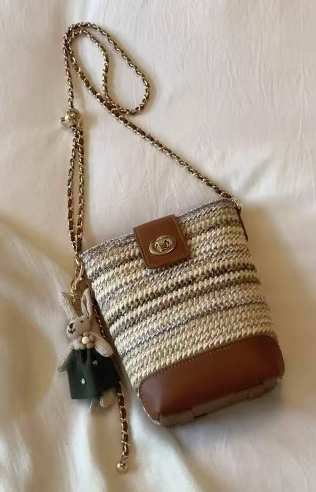 Women's 🌈 Rainbow Bridge Woven Crossbody Bags
