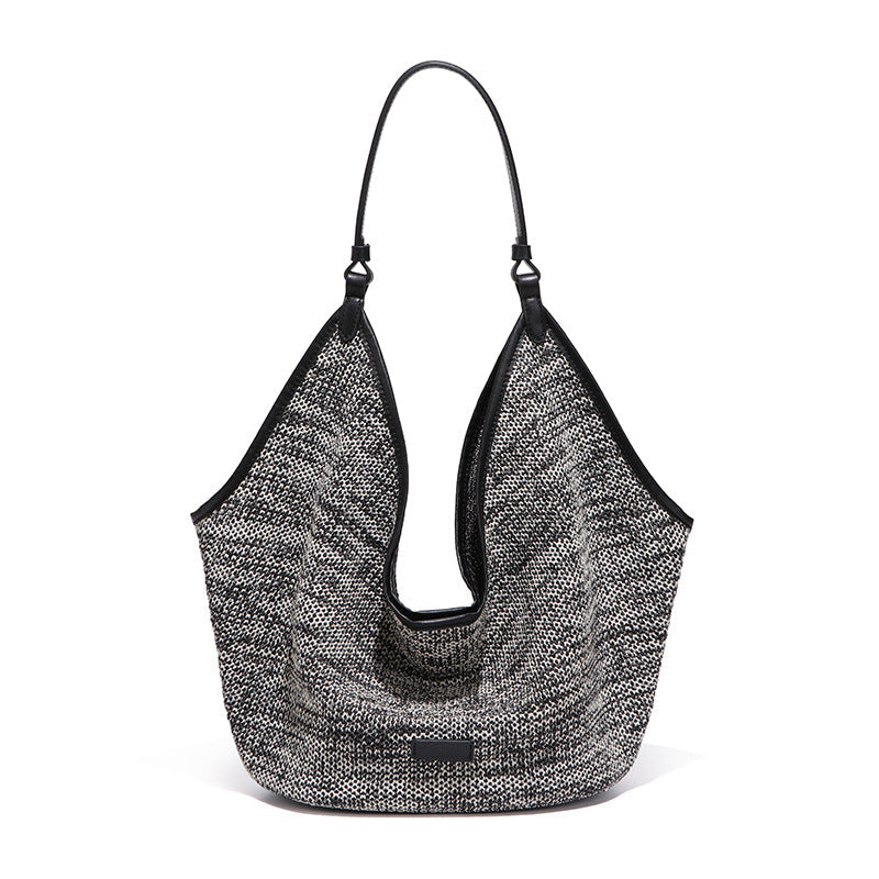 Women's Straw Summer Knitted Tote Bags