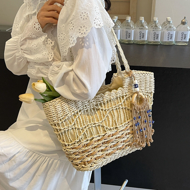 Straw Large Capacity Summer Tote Bags
