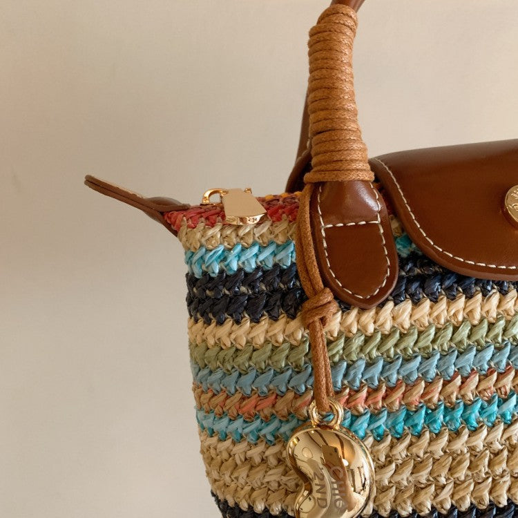 Woven Shoulder Bags