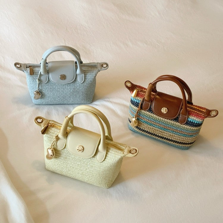 Woven Shoulder Bags