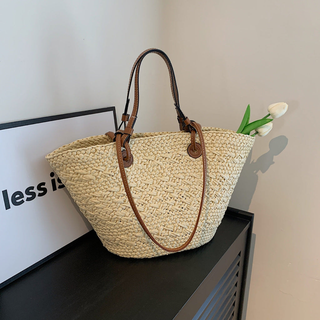 Women's Straw Large Shoulder Bags