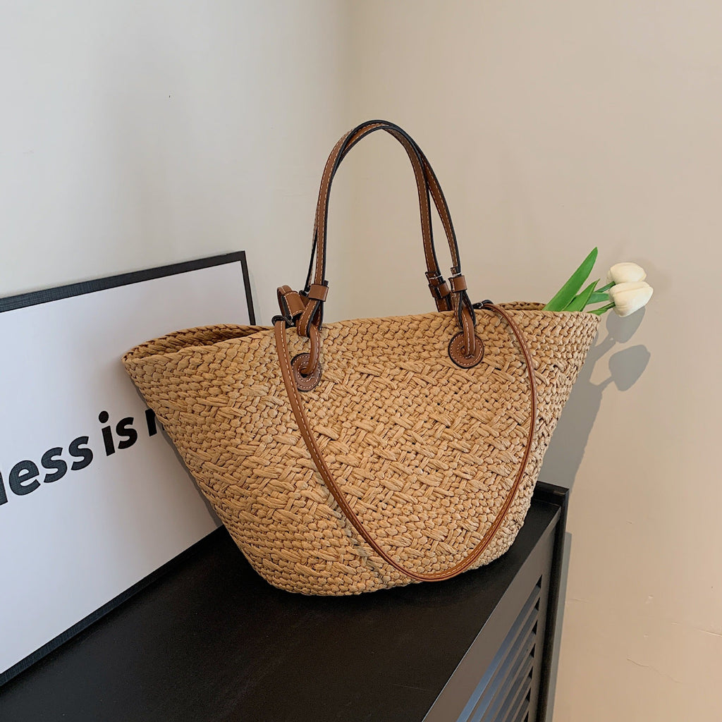 Women's Straw Large Shoulder Bags