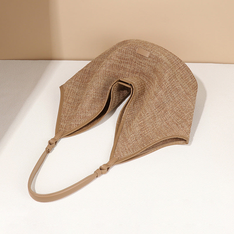 Women's Straw Summer Knitted Tote Bags