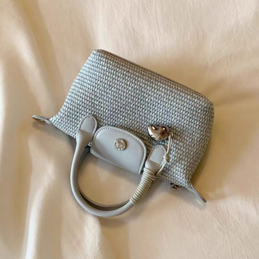 Women's 🌈 Rainbow Bridge Woven Crossbody Bags