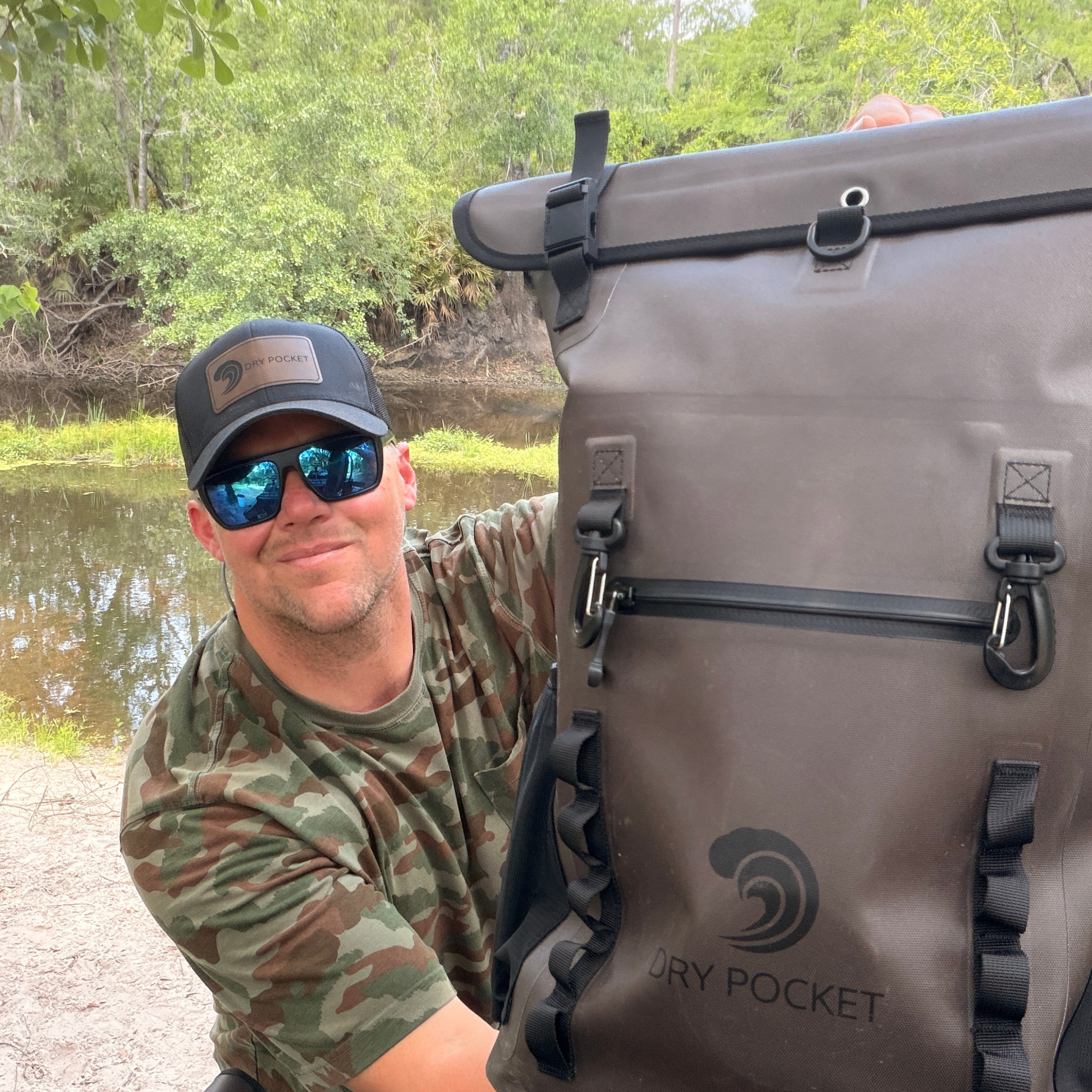 [PRE-ORDER] Waterproof Floating Backpack Dry Bag - Olive Night Arriving August