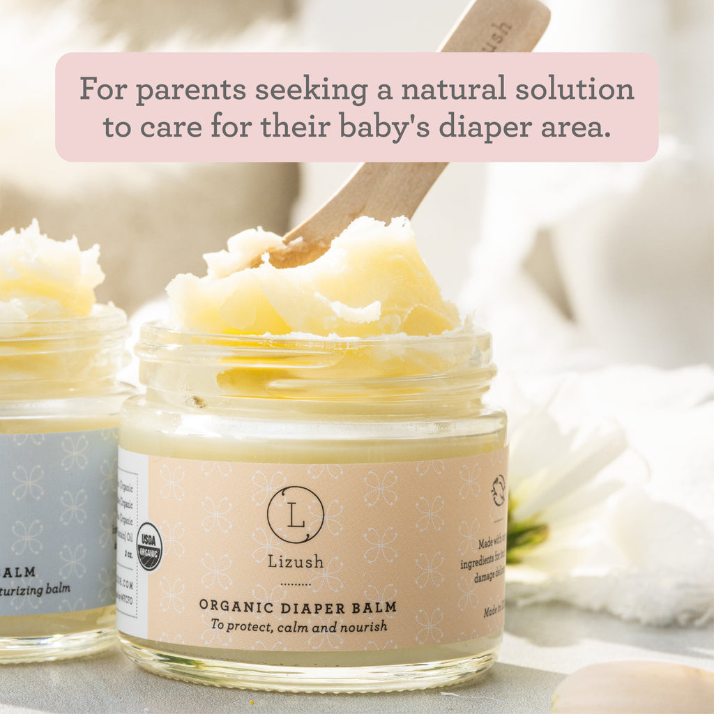 Organic Diaper Balm: To protect, calm, and nourish.
