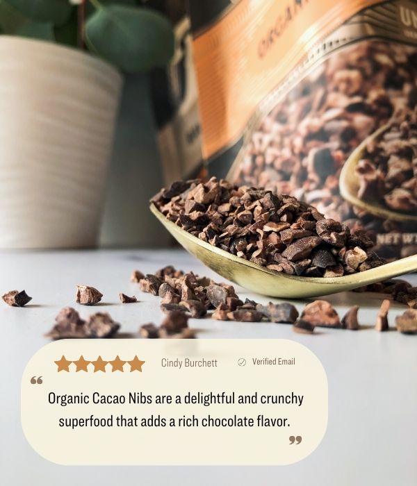 Raw Organic Cacao Nibs - 16 oz