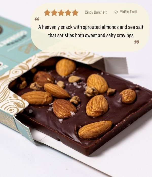 Sprouted Almond & Sea Salt Bark