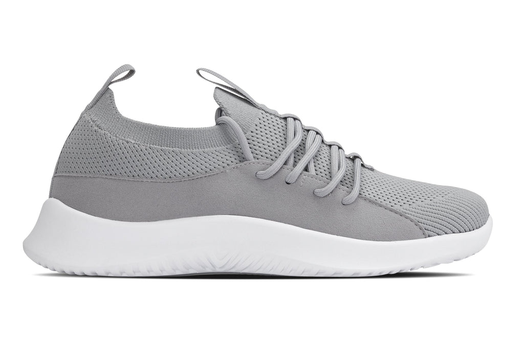 CALTO - Q134 - 2.4 Inches Taller (Light Gray/White Sole) - Ultra Lightweight Sneakers